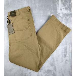 Brothers/Sons Pants 33W‎ x 32L Men's Slim Straight Beige/Khaki Ripstop New